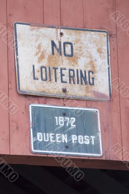 Covered Bridge Signs