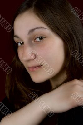 Portrait of the young sexual girl