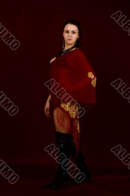 Portrait of the young sexual girl