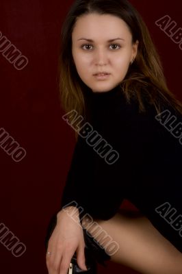 Portrait of the young sexual girl