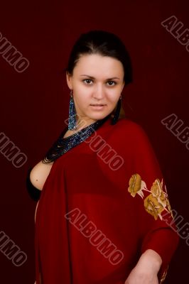 Portrait of the young sexual girl