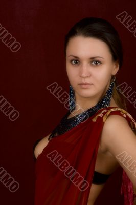 Portrait of the young sexual girl