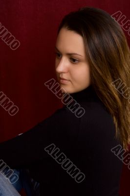 Portrait of the young sexual girl