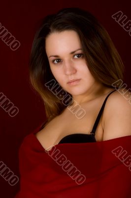 Portrait of the young sexual girl