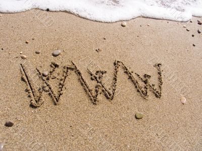 WWW on sand