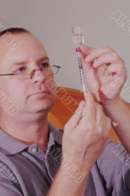 preparing an injection