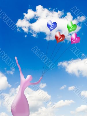 Silhouette of the ballerina