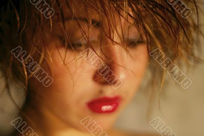 Portrait of the young girl