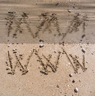 WWW on sand