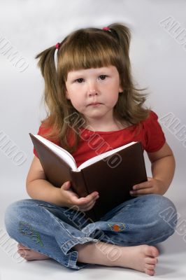 Girl with book