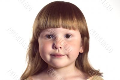 Portrait of a little girl
