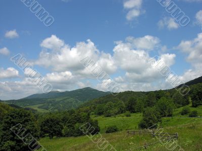 mountains in south-eest part of Poland