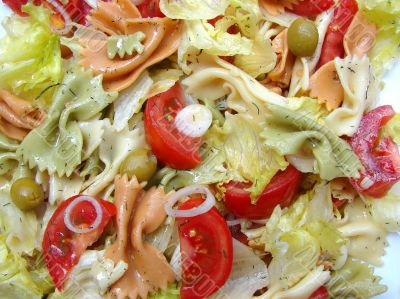 Vegetable salad. Background