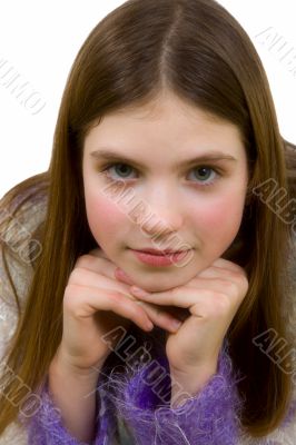 Portrait of the young girl