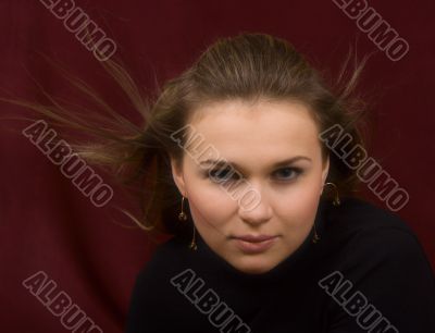 Portrait of the sexual young woman