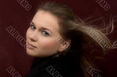 Portrait of the sexual young woman