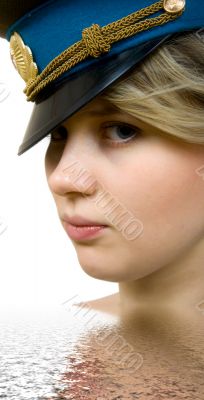 Portrait of the sexual young woman