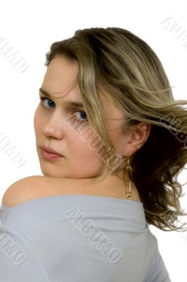 Portrait of the sexual young woman