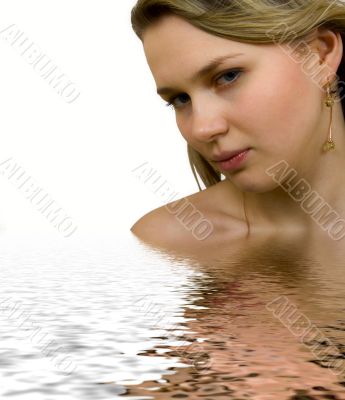 Portrait of the sexual young woman