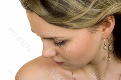 Portrait of the sexual young woman