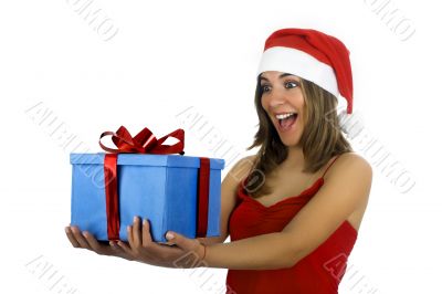 Santa Girl with gifts