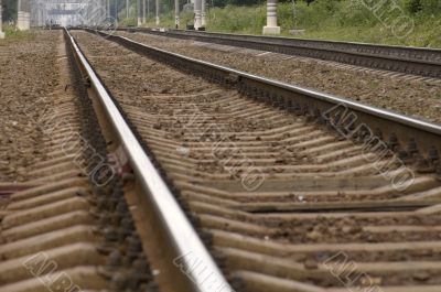 by rail train