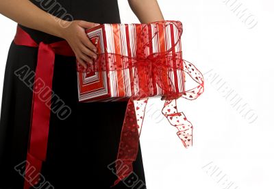 hand with gifts