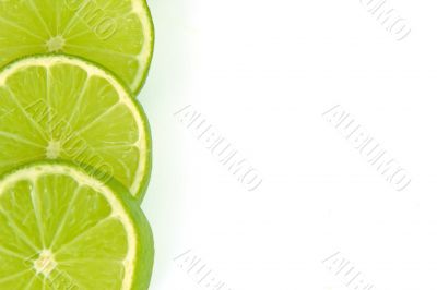 sliced lime border