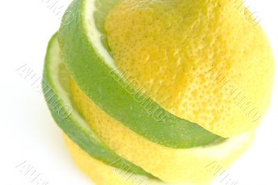 lime lemon macro