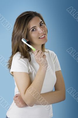 Brushing teeth