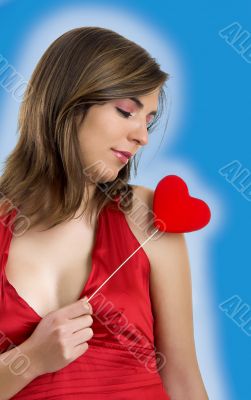 Valentine woman