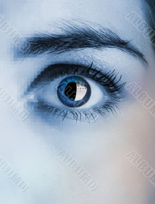 Female eye