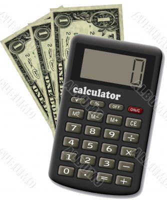 The financial calculator and three dollars.