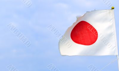 Old Japanese ship flag Old Japanese ship flag