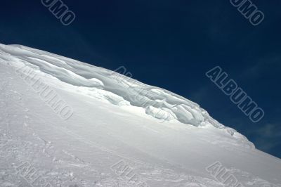 Overhang against the sky