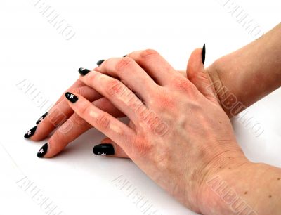 Woman`s hands