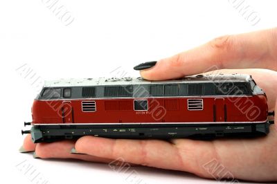 Diesel locomotive model
