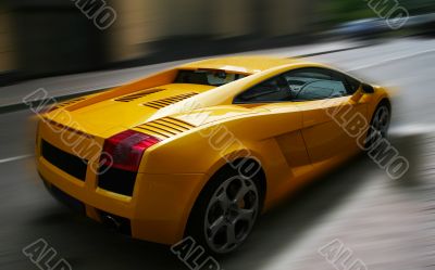 Yellow car