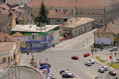 Mid-day in an old city