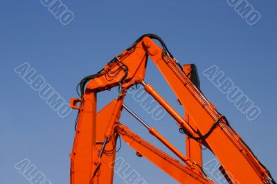 Orange machinery