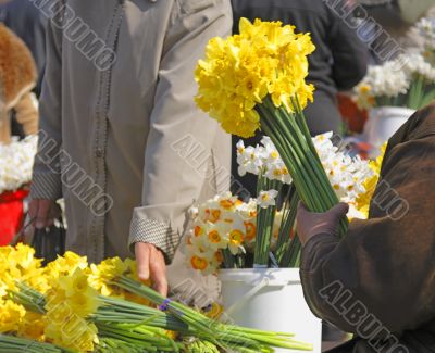 Flowers market