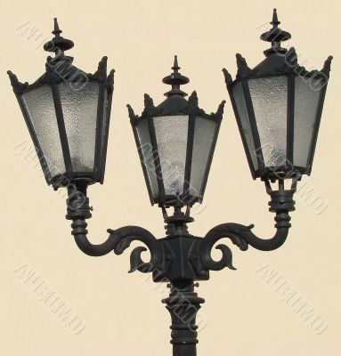 Old styled street lantern