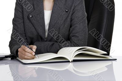 Bussiness woman working