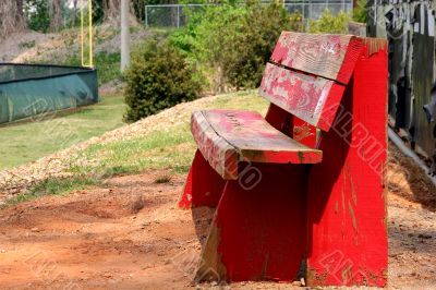 Old Red Bench