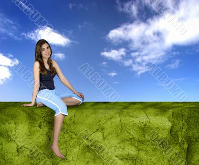 Beautiful athletic woman