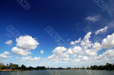 Landscape of Srah Srang, the royal bath