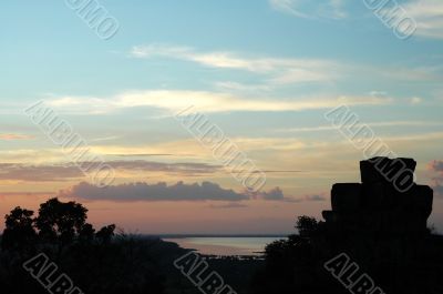 Sunset at Phnom Bakheng, Siem Reap