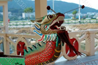 Head of dragonboat