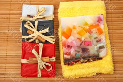 Three gifts and fruits soap