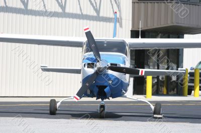 Blue Plane Propeller